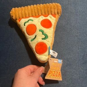 Mutt Lovers Pizza dog toy from Bark NWT size M-L